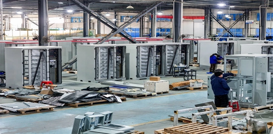 Sesona Energy Solutions modular energy storage system and telecom power cabinet installation with integrated thermal management